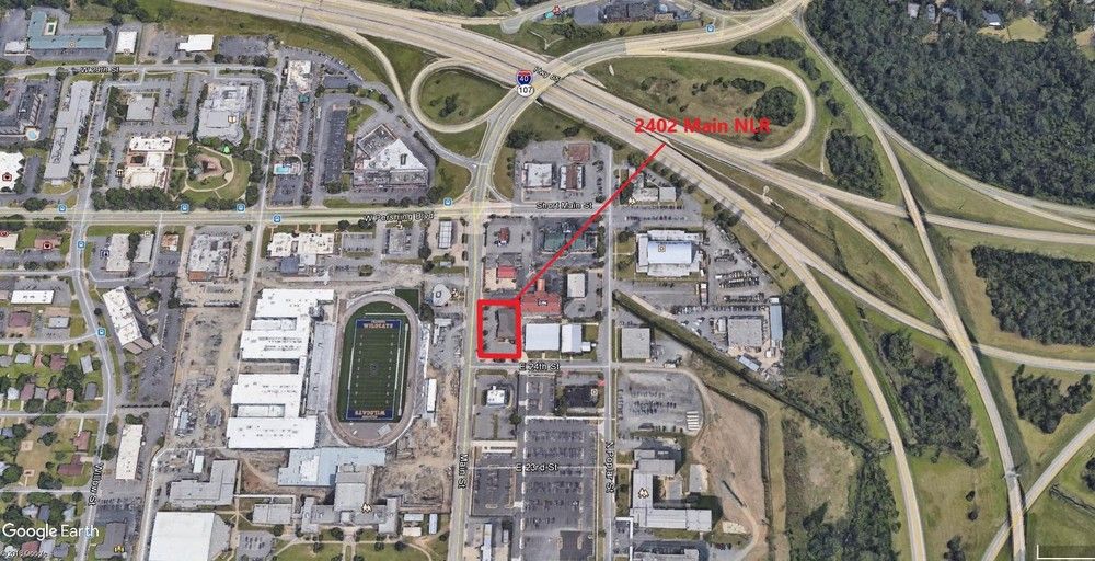 Medical Office Building for Lease: 2402 Main St, North Little Rock, AR 72114